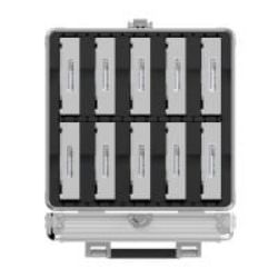 Picture of ORICO 10 Bay 3.5" Hard Drive Protector Box Aluminium