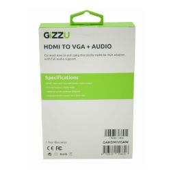 Picture of GIZZU HDMI to VGA Adapter with Audio
